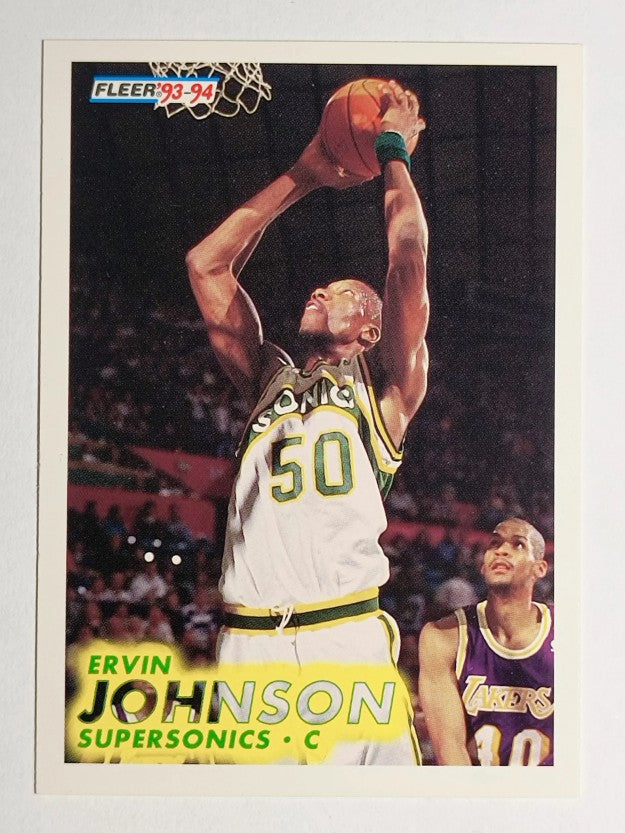 1993-94 Fleer #382 Ervin Johnson RC