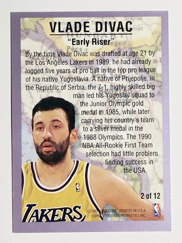 1993-94 Fleer Internationals #2 Vlade Divac