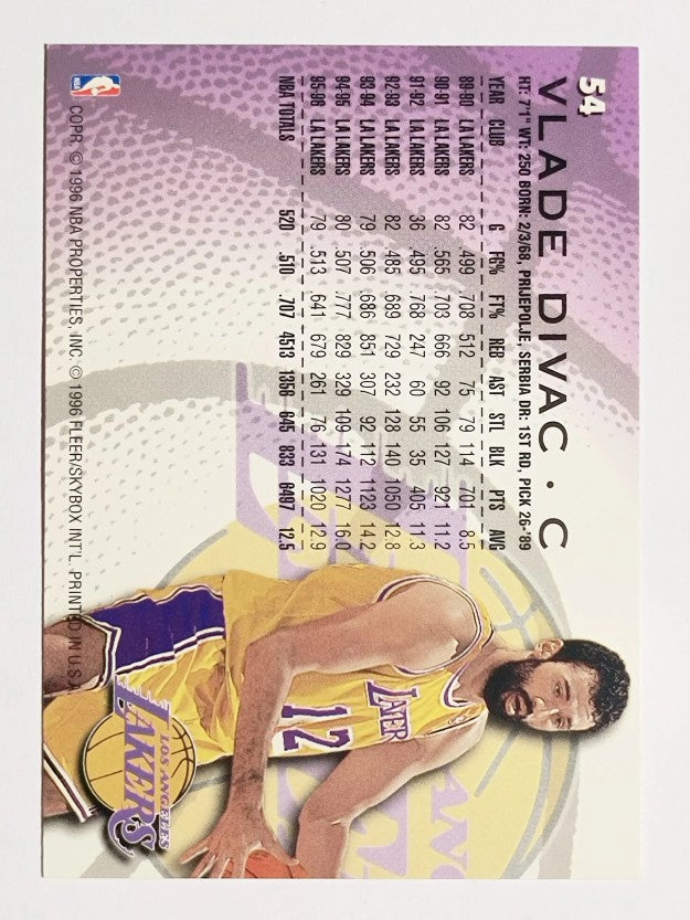 1996-97 Fleer #54 Vlade Divac