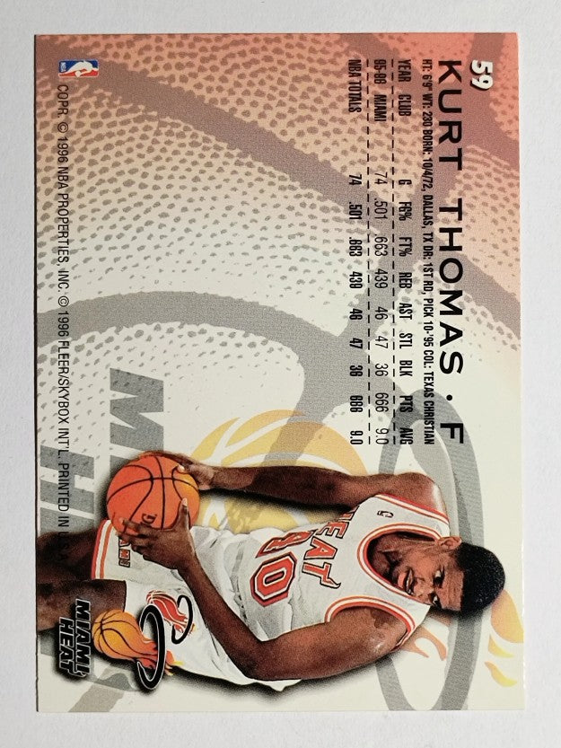 1996-97 Fleer #59 Kurt Thomas