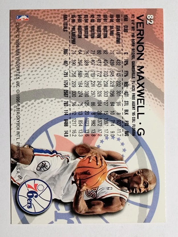1996-97 Fleer #82 Vernon Maxwell