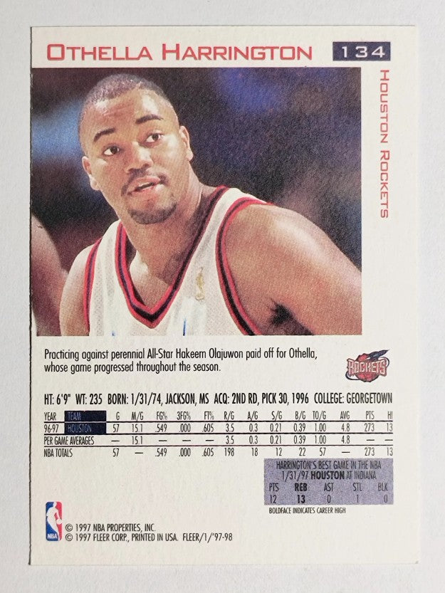 1997-98 Fleer #134 Othella Harrington