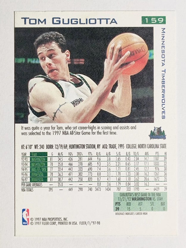 1997-98 Fleer #159 Tom Gugliotta
