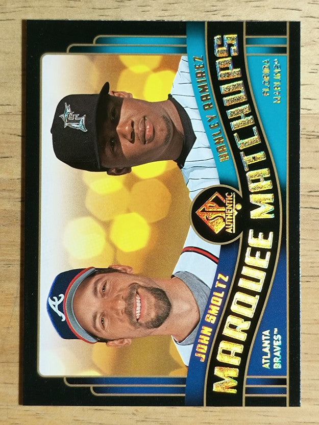 2008 SP Authentic Marquee Matchups #MM48 John Smoltz/Hanley Ramirez