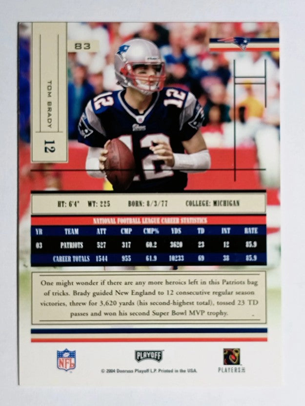 2004 Absolute Memorabilia Retail #83 Tom Brady