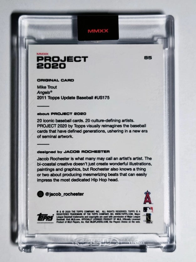2020 Topps Project 2020 #85 Mike Trout/33818/Jacob Rochester
