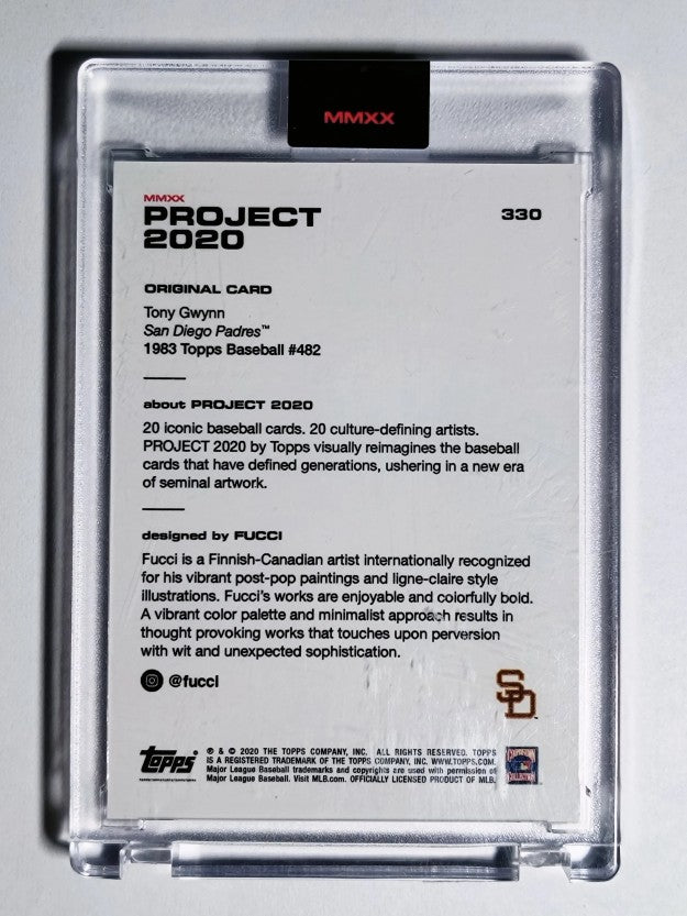 2020 Topps Project 2020 #330 Tony Gwynn/1947/Fucci