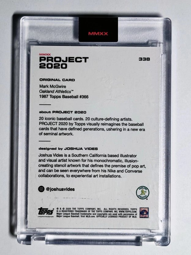 2020 Topps Project 2020 #338 Mark McGwire/1631/Joshua Vides