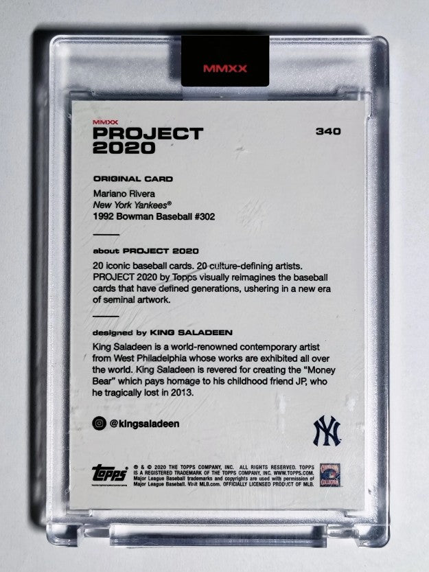 2020 Topps Project 2020 #340 Mariano Rivera/1928/King Saladeen