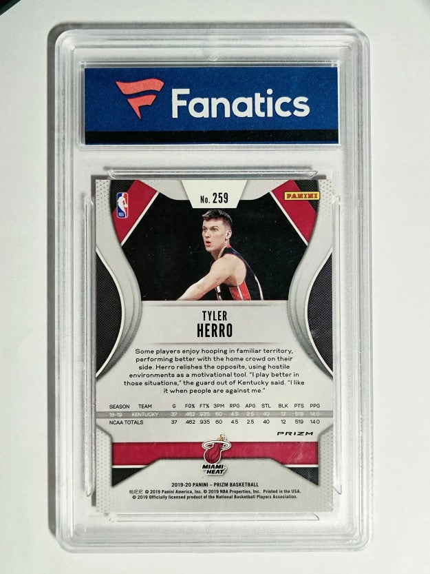 2019-20 Panini Prizm Prizms Red Ice #259 Tyler Herro