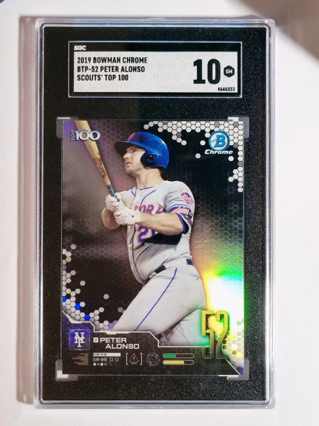 2019 Bowman Chrome Scouts Top 100 #BTP52 Peter Alonso (SGC 10)