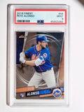 2019 Finest #44 Pete Alonso RC (PSA 9)