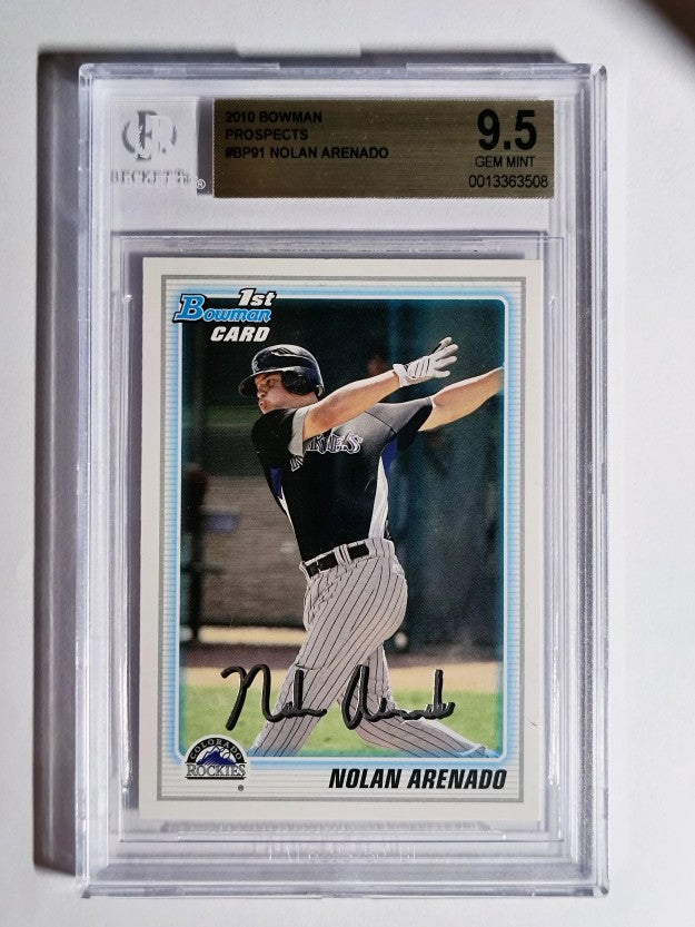 2010 Bowman Prospects #BP91 Nolan Arenado (BGS 9.5)