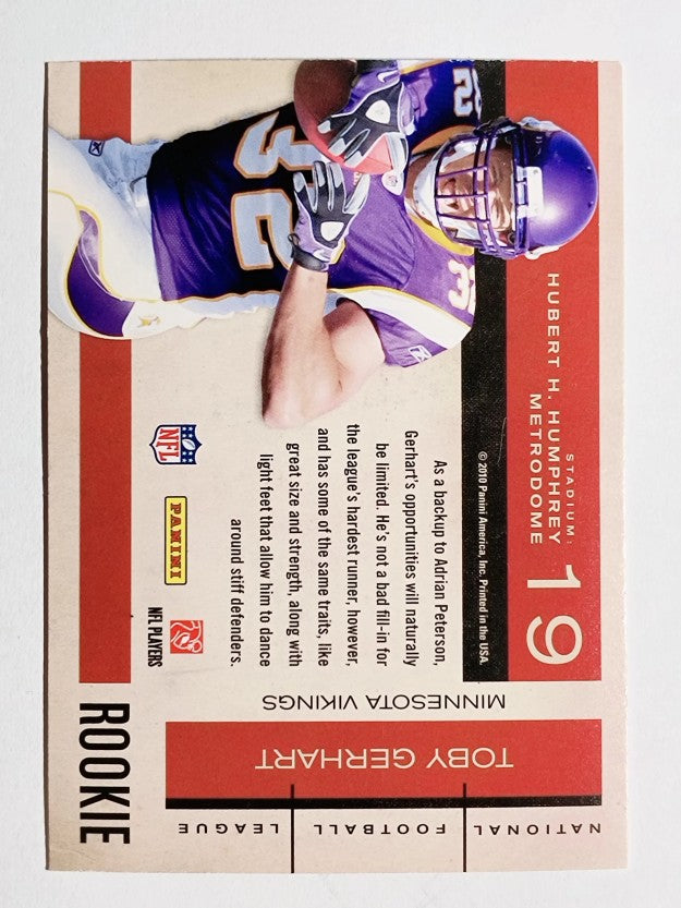 2010 Playoff Contenders Rookie Roll Call #19 Toby Gerhart