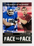 2010 Press Pass PE Face To Face #FF19 James Starks/Dan LeFevour