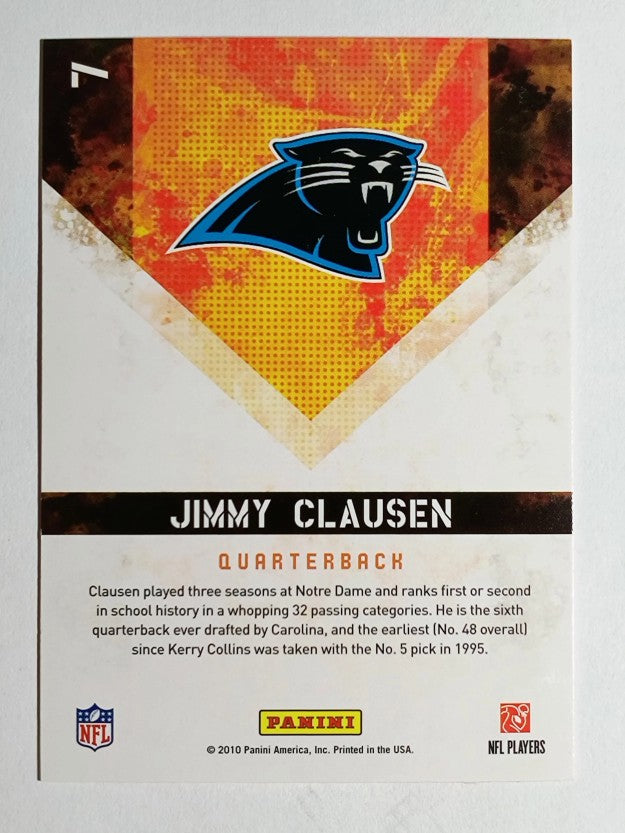 2010 Score Hot Rookies #7 Jimmy Clausen