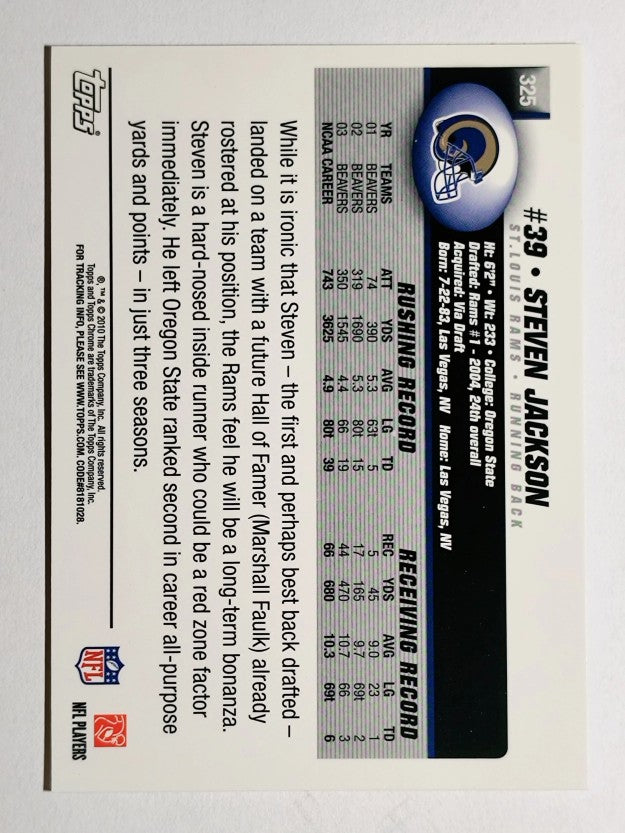 2010 Topps Chrome Anniversary Reprints #6 Steven Jackson