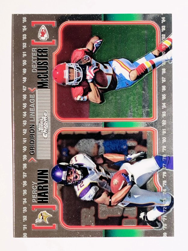 2010 Topps Chrome Gridiron Lineage #CGLHM Percy Harvin/Dexter McCluster