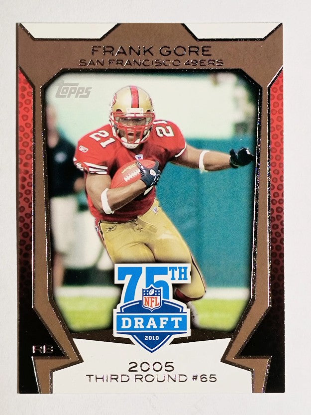 2010 Topps Draft 75th Anniversary #75DA32 Frank Gore
