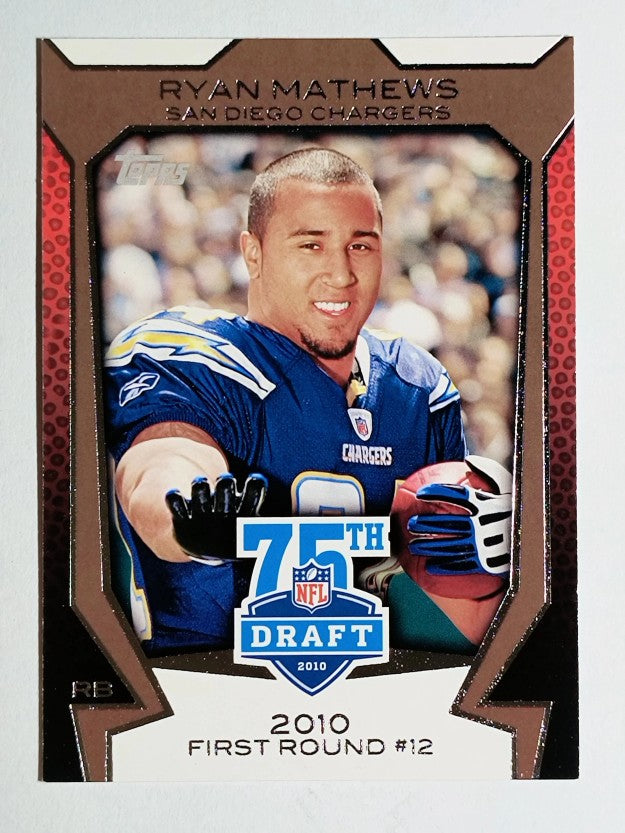 2010 Topps Draft 75th Anniversary #75DA43 Ryan Mathews