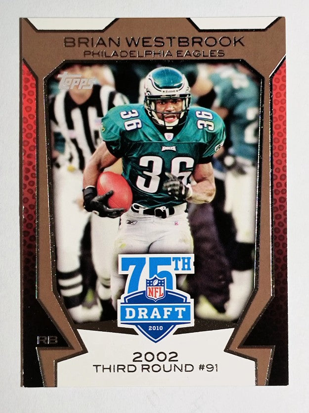 2010 Topps Draft 75th Anniversary #75DA50 Brian Westbrook