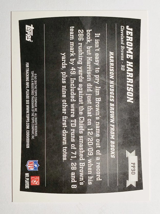 2010 Topps Peak Performance #PP30 Jerome Harrison