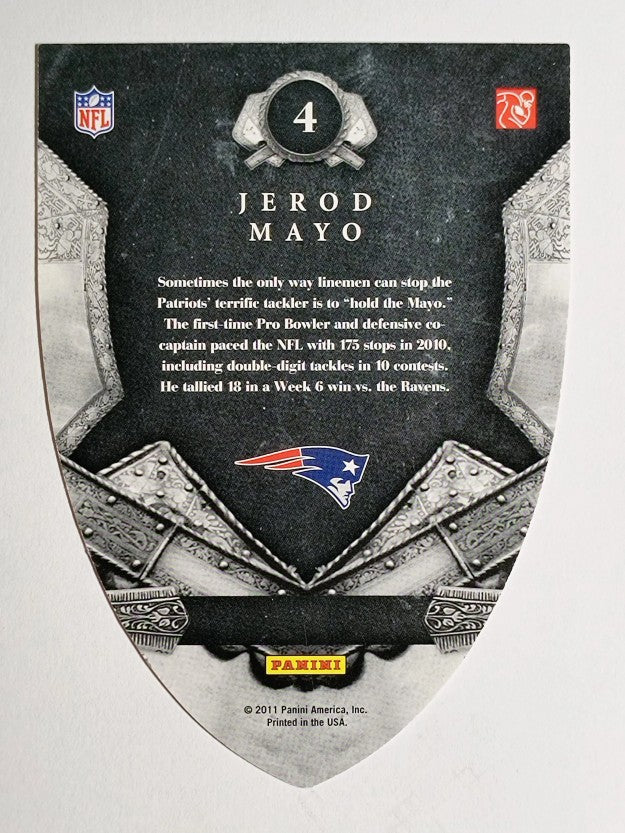 2011 Crown Royale Knights of the Gridiron #4 Jerod Mayo