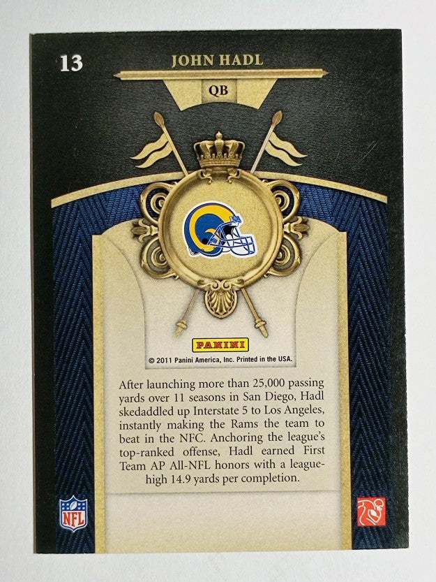 2011 Crown Royale Royalty #13 John Hadl