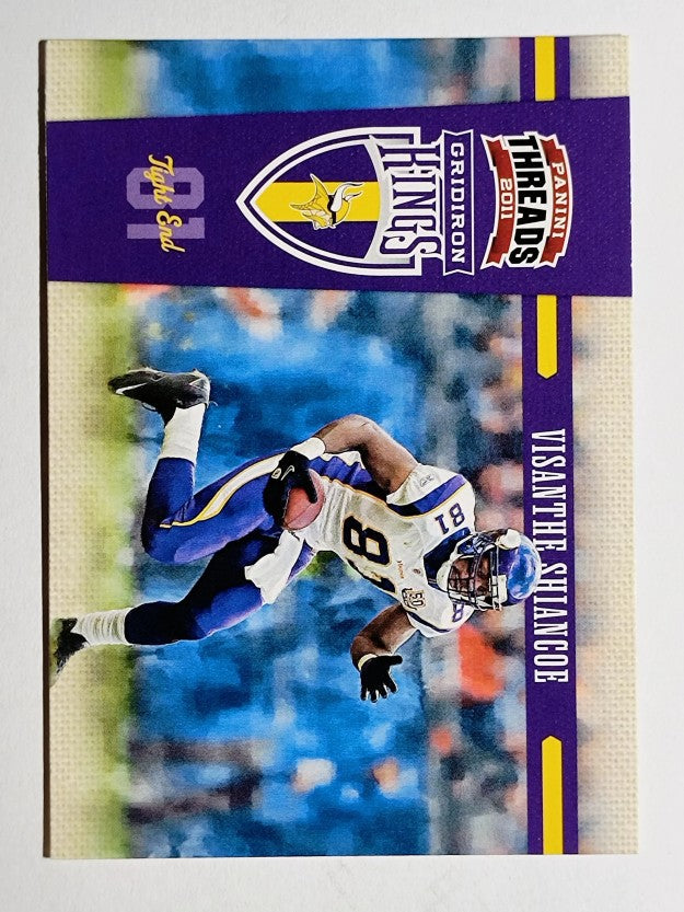 2011 Panini Threads Gridiron Kings #33 Visanthe Shiancoe