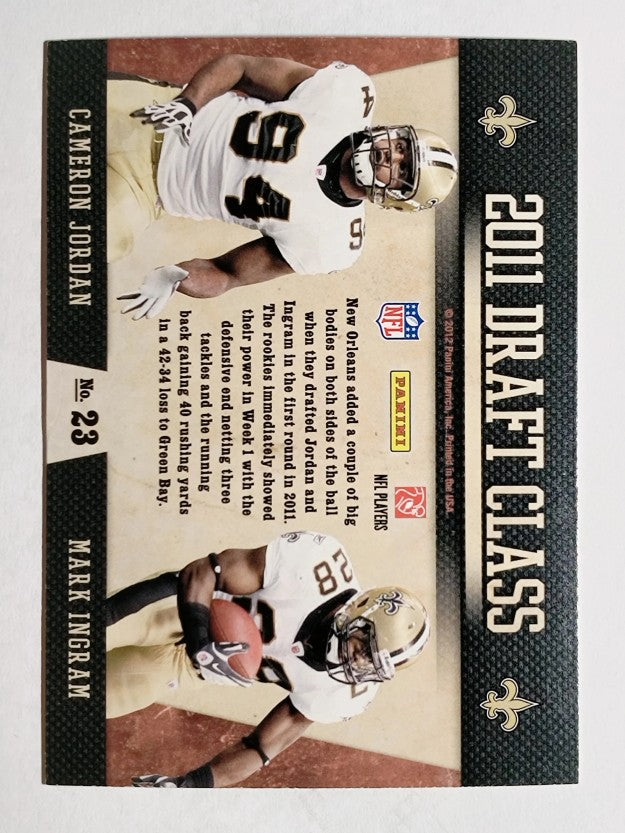 2011 Playoff Contenders Draft Class #23 Cameron Jordan/Mark Ingram