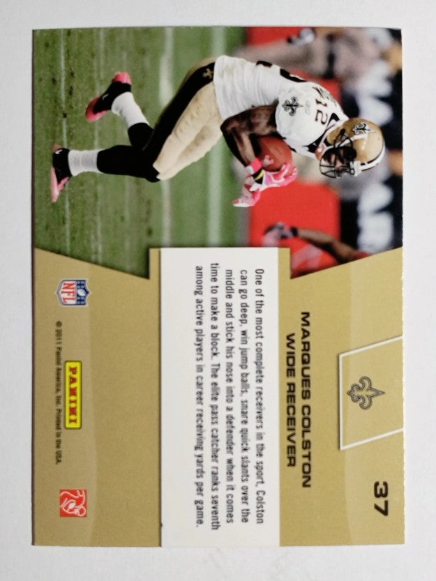 2011 Prestige Prestigious Pros Red #37 Marques Colston