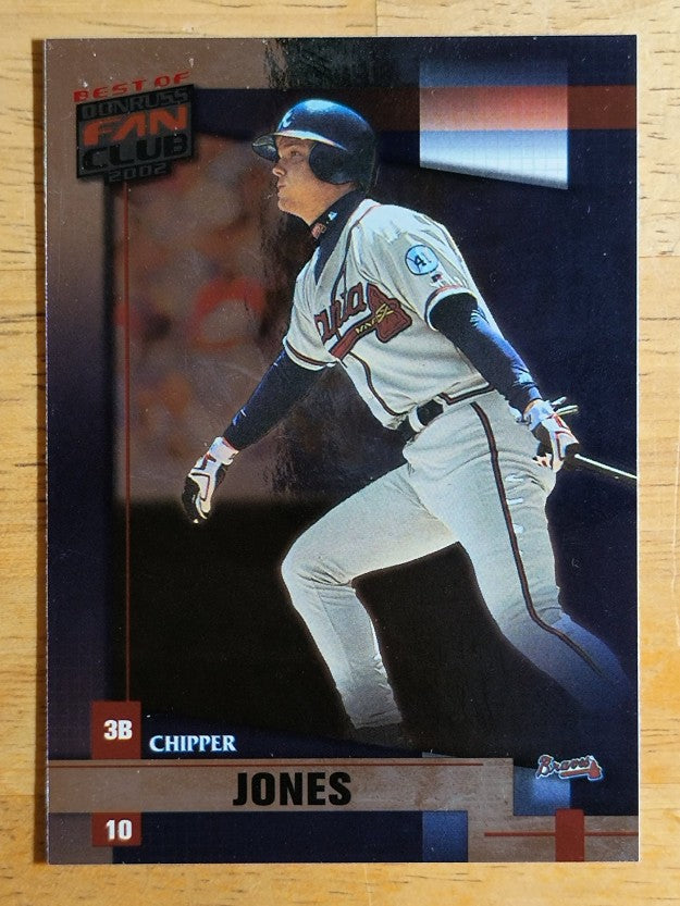 2002 Donruss Best of Fan Club #20 Chipper Jones