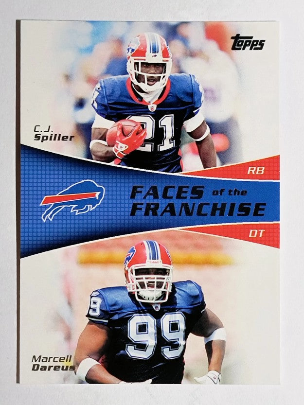 2011 Topps Faces of the Franchise #SD C.J. Spiller/Marcell Dareus