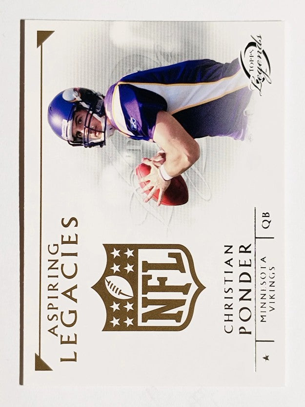 2011 Topps Legends Aspiring Legacies #ALCP Christian Ponder