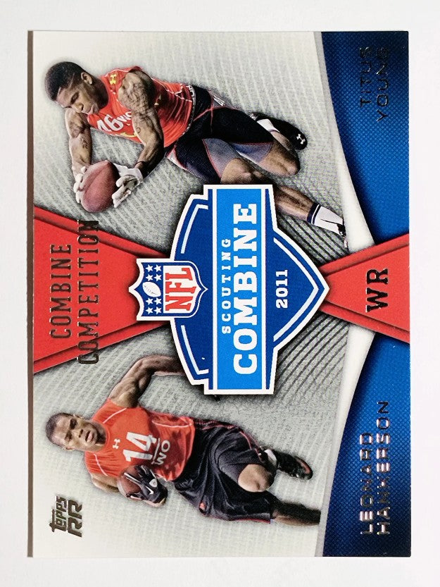 2011 Topps Rising Rookies Combine Competition CCHY Leonard Hankerson/Titus Young