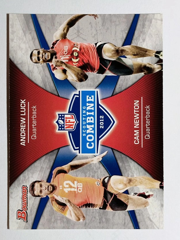 2012 Bowman Combine Competition #CCLN Andrew Luck/Cam Newton