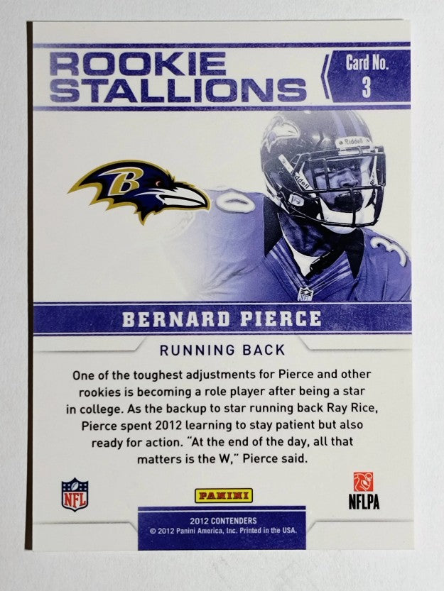 2012 Panini Contenders Rookie Stallions #3 Bernard Pierce