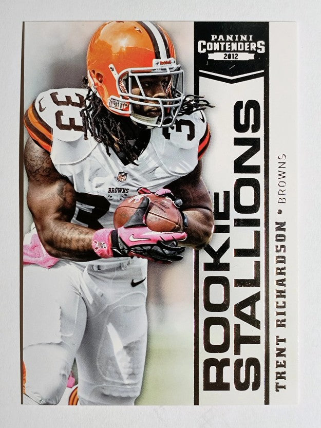 2012 Panini Contenders Rookie Stallions #12 Trent Richardson