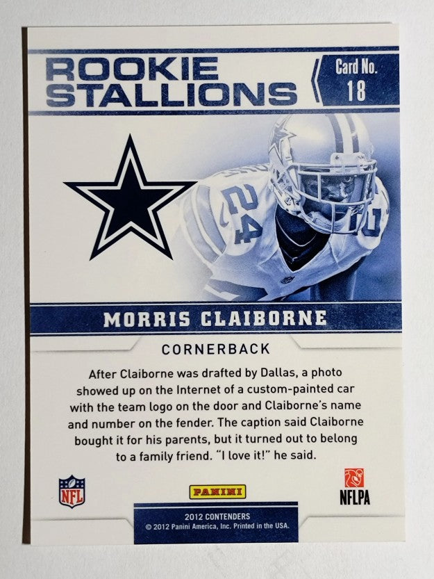 2012 Panini Contenders Rookie Stallions #18 Morris Claiborne