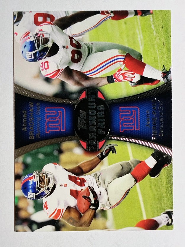 2012 Topps Paramount Pairs #PABP Ahmad Bradshaw/Jason Pierre-Paul