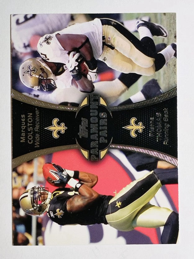 2012 Topps Paramount Pairs #PACT Marques Colston/Pierre Thomas