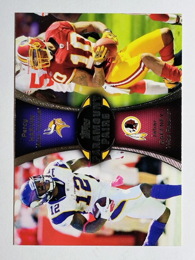 2012 Topps Paramount Pairs #PAHG Percy Harvin/Jabar Gaffney