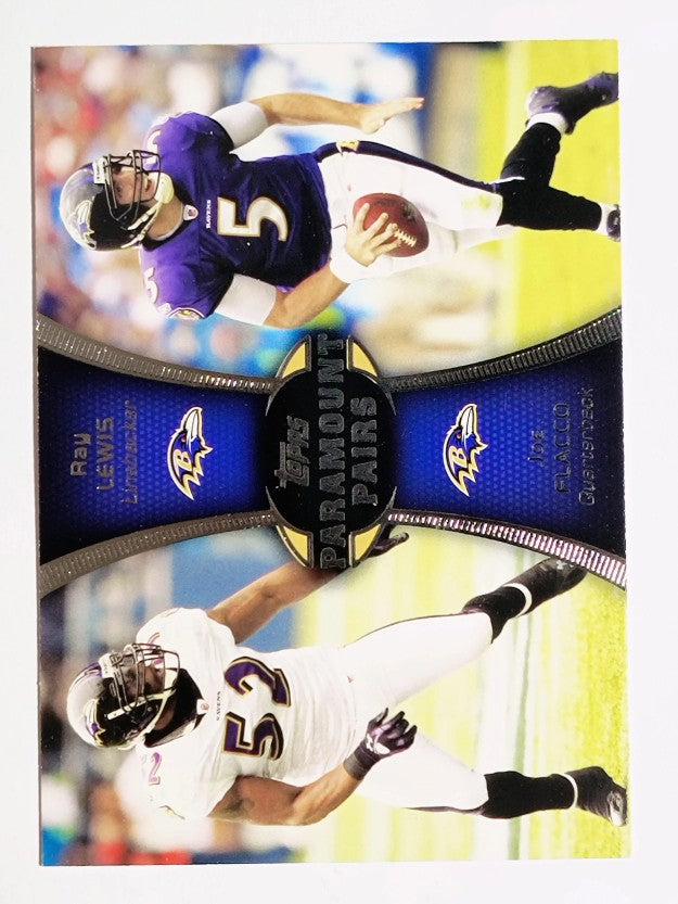 2012 Topps Paramount Pairs #PALF Ray Lewis/Joe Flacco