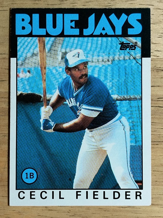 1986 Topps #386 Cecil Fielder RC