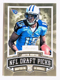 2013 Prestige Draft Picks Gold #12 Justin Hunter