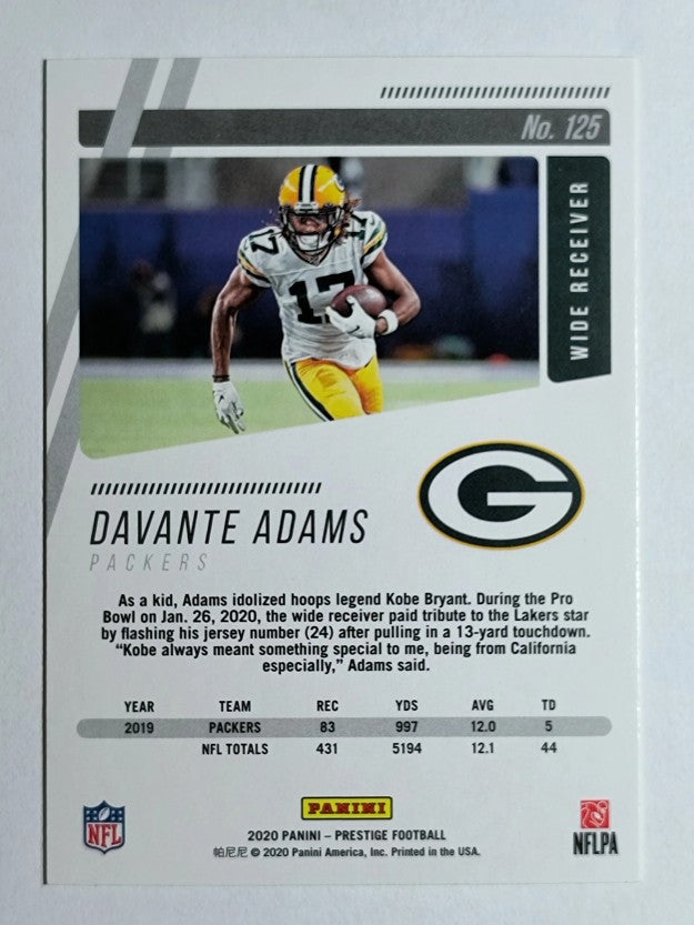 2020 Prestige #125 Davante Adams