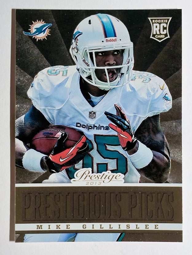 2013 Prestige Prestigious Picks Gold #38 Mike Gillislee