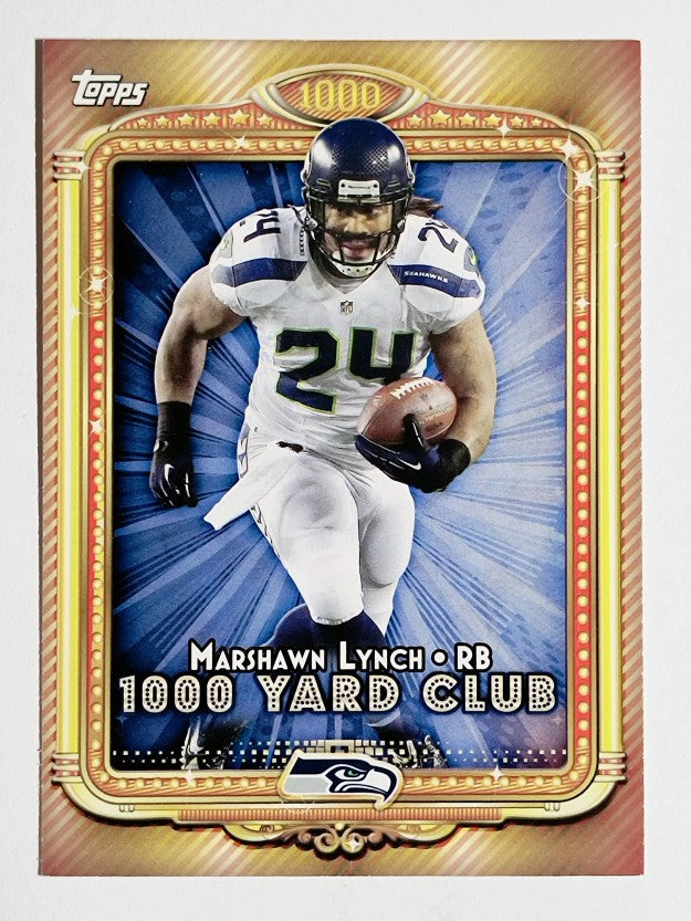2013 Topps 1000 Yard Club #5 Marshawn Lynch
