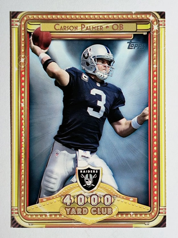2013 Topps 4000 Yard Club #10 Carson Palmer