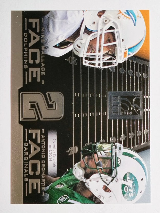 2014 Elite Face 2 Face Silver #6 Antonio Cromartie/Mike Wallace
